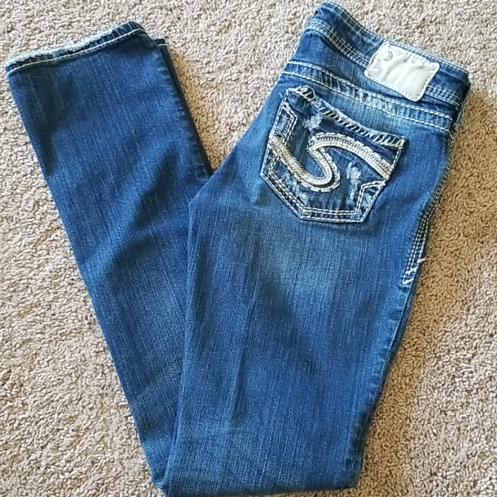 Silver jeans